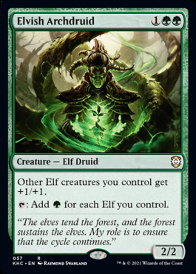 Elvish Archdruid [Kaldheim Commander] | Jomio and Rueliete's Cards and Comics