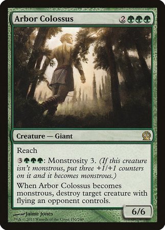 Arbor Colossus [Theros] | Jomio and Rueliete's Cards and Comics