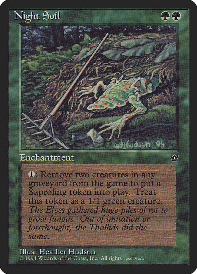 Night Soil (Heather Hudson) [Fallen Empires] | Jomio and Rueliete's Cards and Comics