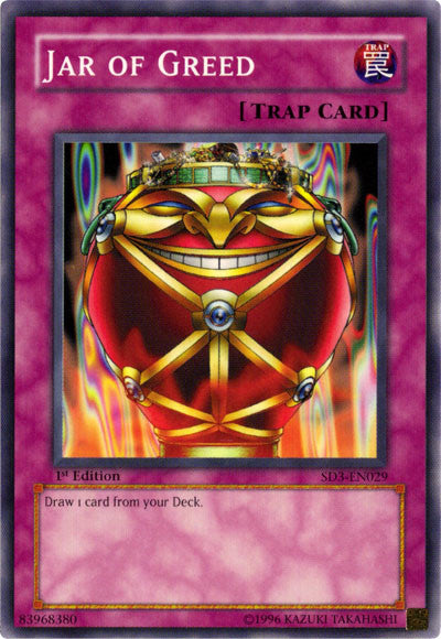 Jar of Greed [SD3-EN029] Common | Jomio and Rueliete's Cards and Comics