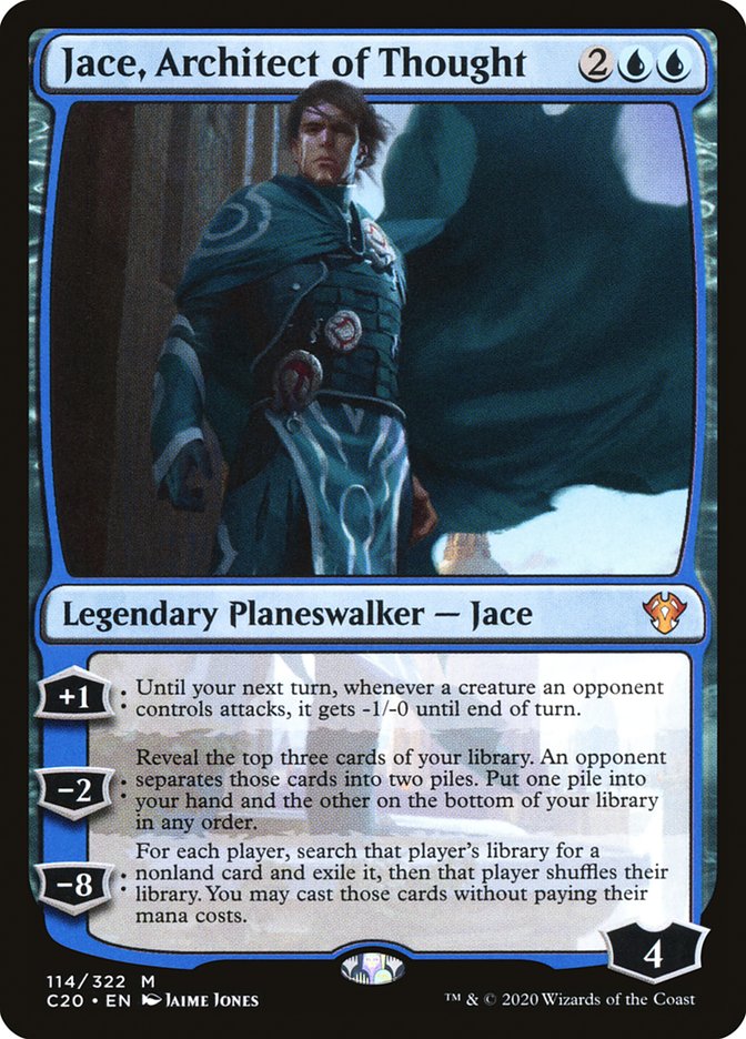 Jace, Architect of Thought [Commander 2020] | Jomio and Rueliete's Cards and Comics