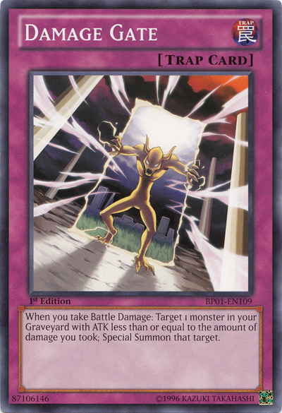 Damage Gate [BP01-EN109] Common | Jomio and Rueliete's Cards and Comics