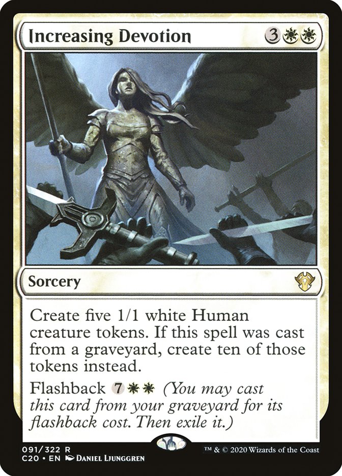 Increasing Devotion [Commander 2020] | Jomio and Rueliete's Cards and Comics