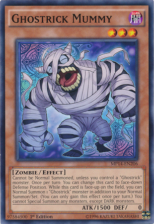Ghostrick Mummy [MP14-EN206] Common | Jomio and Rueliete's Cards and Comics