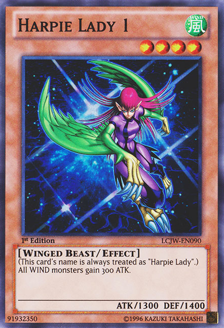 Harpie Lady 1 [LCJW-EN090] Super Rare | Jomio and Rueliete's Cards and Comics