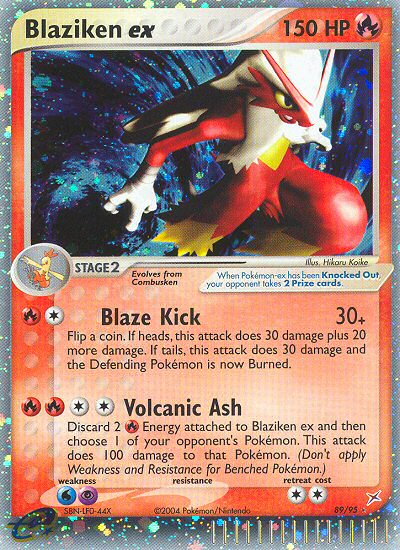 Blaziken ex (89/95) [EX: Team Magma vs Team Aqua] | Jomio and Rueliete's Cards and Comics