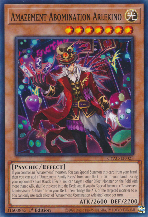 Amazement Abomination Arlekino [CYAC-EN023] Common | Jomio and Rueliete's Cards and Comics