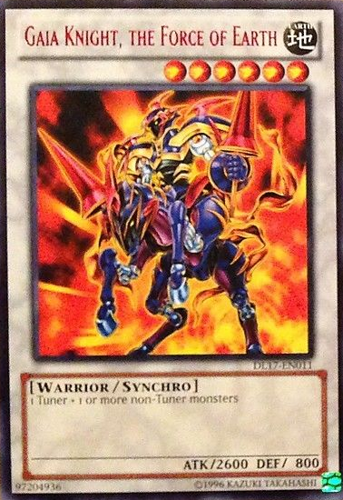 Gaia Knight, the Force of Earth (Red) [DL17-EN011] Rare | Jomio and Rueliete's Cards and Comics