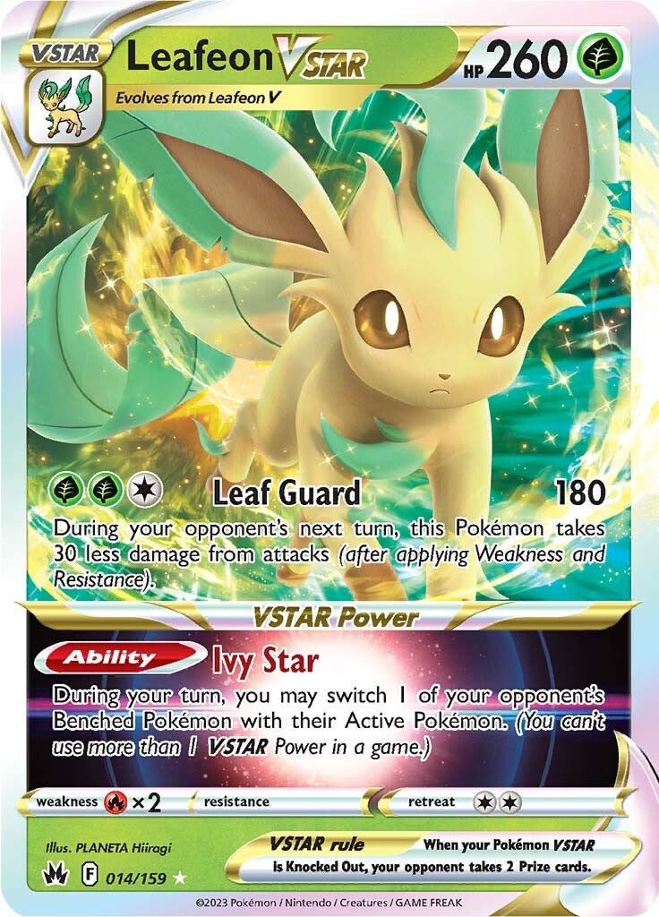 Leafeon VSTAR (014/159) [Sword & Shield: Crown Zenith] | Jomio and Rueliete's Cards and Comics