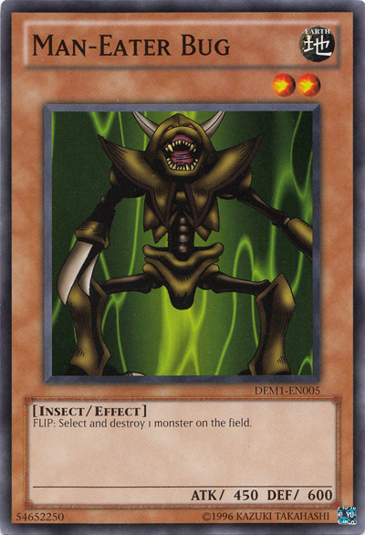 Man-Eater Bug [DEM1-EN005] Common | Jomio and Rueliete's Cards and Comics
