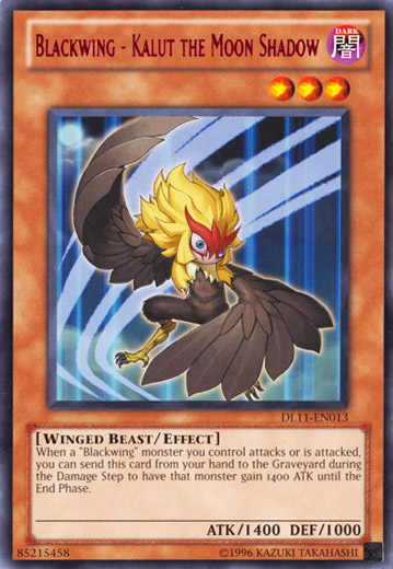 Blackwing - Kalut the Moon Shadow (Red) [DL11-EN013] Rare | Jomio and Rueliete's Cards and Comics