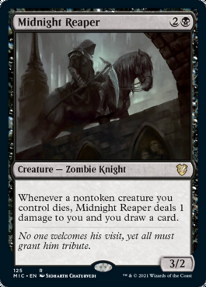 Midnight Reaper [Innistrad: Midnight Hunt Commander] | Jomio and Rueliete's Cards and Comics
