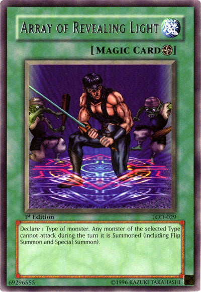 Array of Revealing Light [LOD-029] Rare | Jomio and Rueliete's Cards and Comics