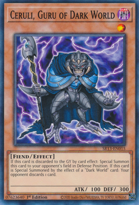 Ceruli, Guru of Dark World [SR13-EN015] Common | Jomio and Rueliete's Cards and Comics