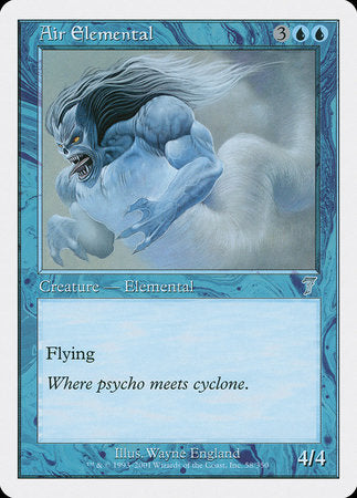Air Elemental [Seventh Edition] | Jomio and Rueliete's Cards and Comics