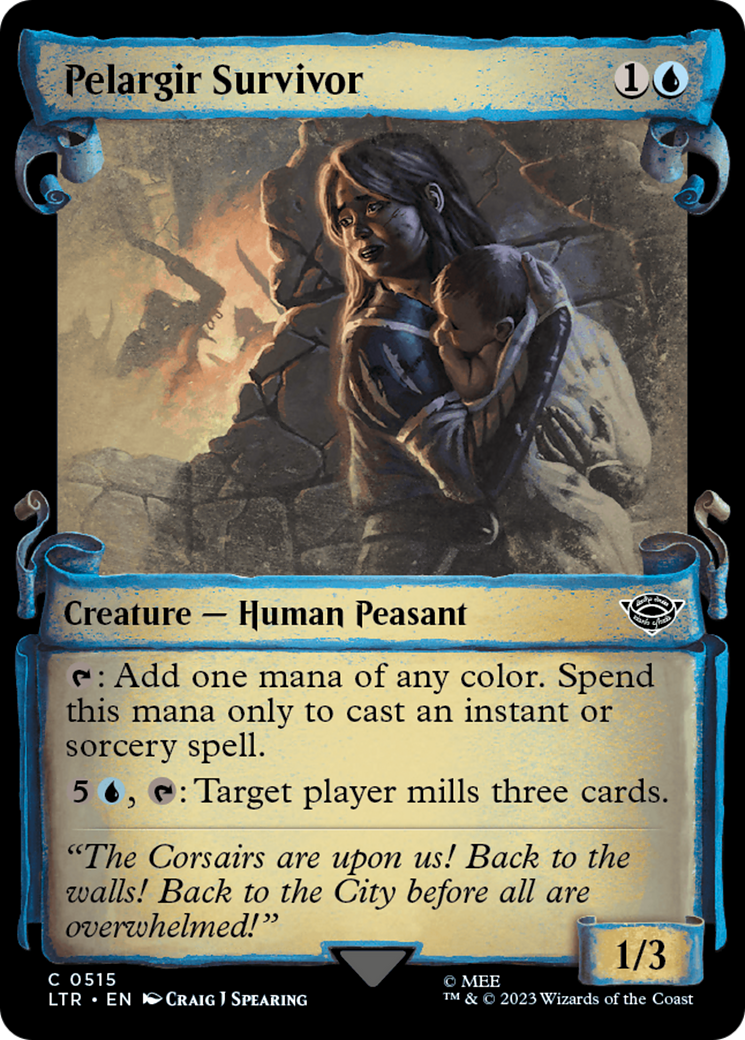 Pelargir Survivor [The Lord of the Rings: Tales of Middle-Earth Showcase Scrolls] | Jomio and Rueliete's Cards and Comics