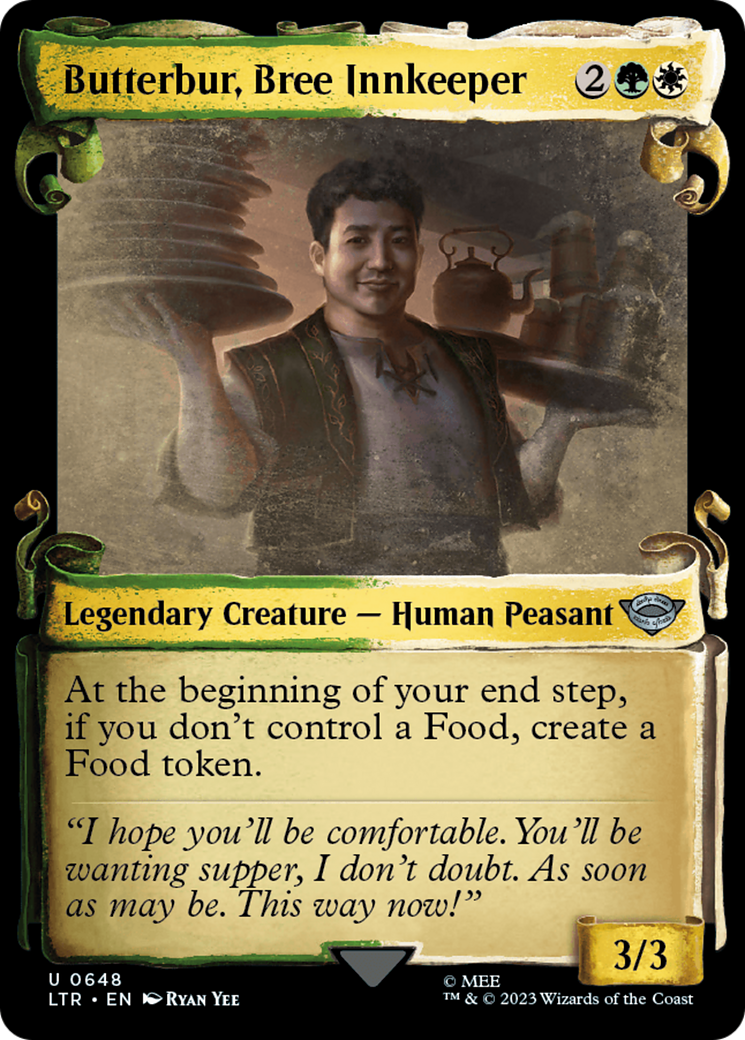 Butterbur, Bree Innkeeper [The Lord of the Rings: Tales of Middle-Earth Showcase Scrolls] | Jomio and Rueliete's Cards and Comics