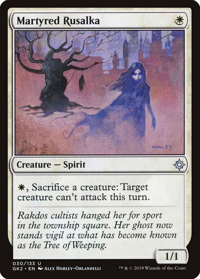 Martyred Rusalka [Ravnica Allegiance Guild Kit] | Jomio and Rueliete's Cards and Comics
