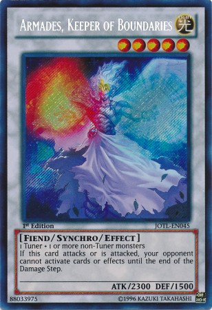 Armades, Keeper of Boundaries [JOTL-EN045] Secret Rare | Jomio and Rueliete's Cards and Comics