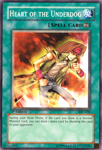 Heart of the Underdog [IOC-032] Common | Jomio and Rueliete's Cards and Comics
