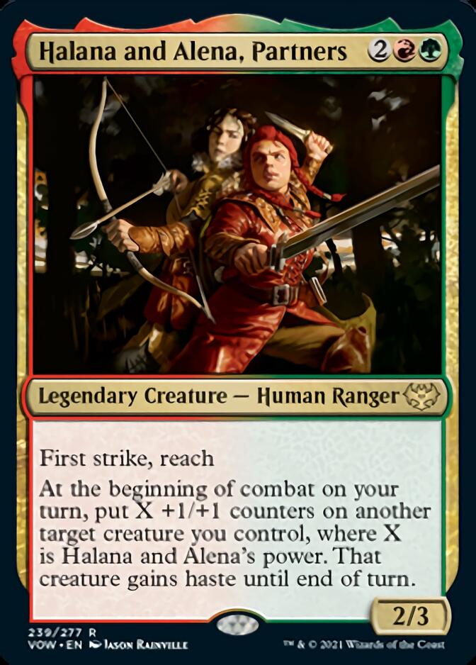 Halana and Alena, Partners [Innistrad: Crimson Vow] | Jomio and Rueliete's Cards and Comics
