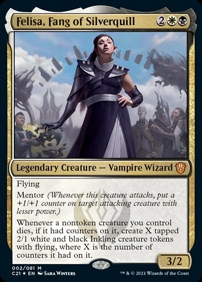 Felisa, Fang of Silverquill [Commander 2021] | Jomio and Rueliete's Cards and Comics