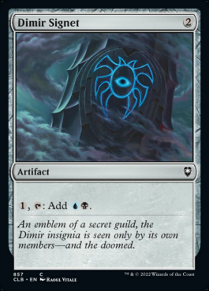 Dimir Signet [Commander Legends: Battle for Baldur's Gate] | Jomio and Rueliete's Cards and Comics