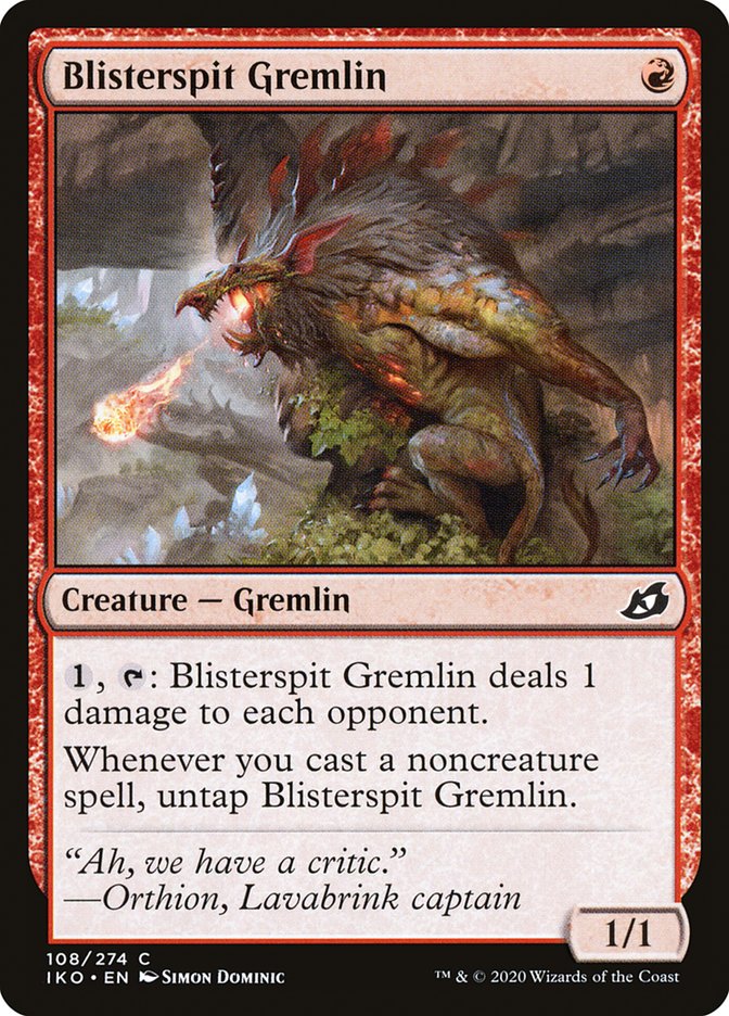 Blisterspit Gremlin [Ikoria: Lair of Behemoths] | Jomio and Rueliete's Cards and Comics