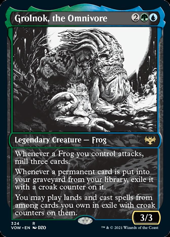 Grolnok, the Omnivore (Showcase Eternal Night) [Innistrad: Crimson Vow] | Jomio and Rueliete's Cards and Comics