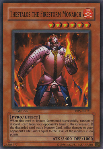Thestalos the Firestorm Monarch [RDS-EN021] Super Rare | Jomio and Rueliete's Cards and Comics