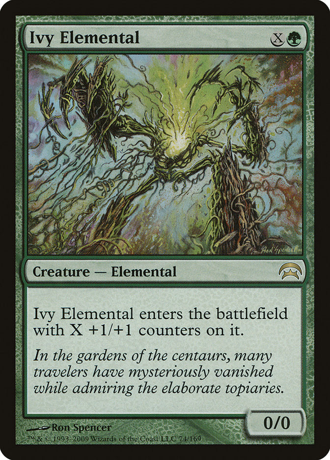 Ivy Elemental [Planechase] | Jomio and Rueliete's Cards and Comics