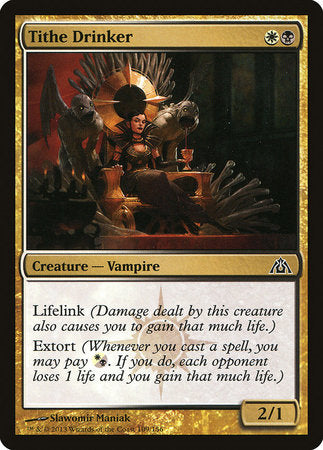 Tithe Drinker [Dragon's Maze] | Jomio and Rueliete's Cards and Comics