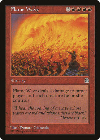 Flame Wave [Stronghold] | Jomio and Rueliete's Cards and Comics