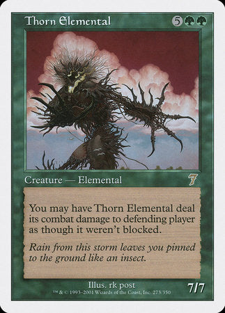 Thorn Elemental [Seventh Edition] | Jomio and Rueliete's Cards and Comics