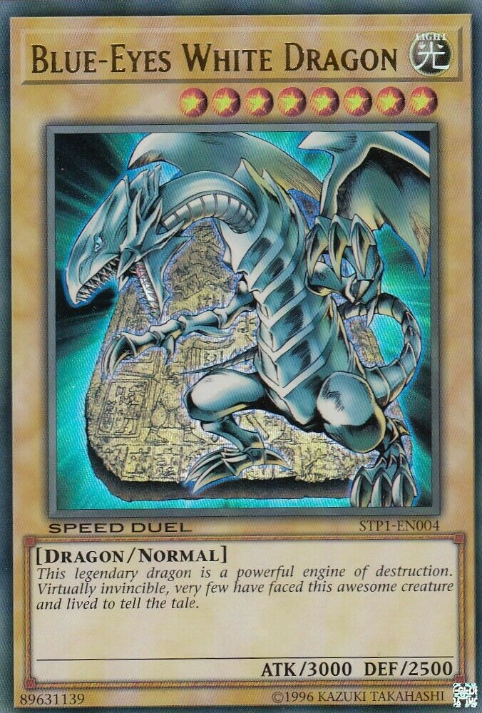 Blue-Eyes White Dragon [STP1-EN004] Ultra Rare | Jomio and Rueliete's Cards and Comics