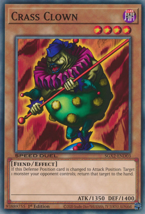 Crass Clown [SGX2-END03] Common | Jomio and Rueliete's Cards and Comics