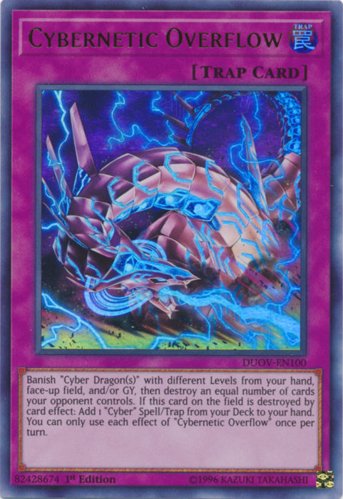 Cybernetic Overflow [DUOV-EN100] Ultra Rare | Jomio and Rueliete's Cards and Comics