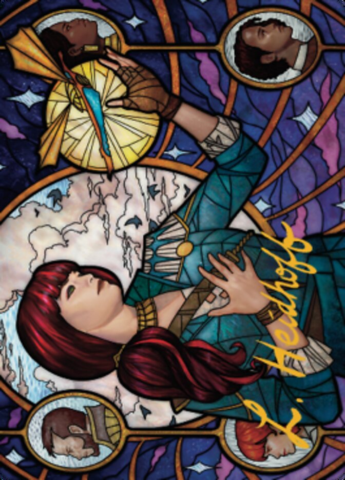 Jhoira, Ageless Innovator Art Card (Gold-Stamped Signature) [Dominaria United Art Series] | Jomio and Rueliete's Cards and Comics
