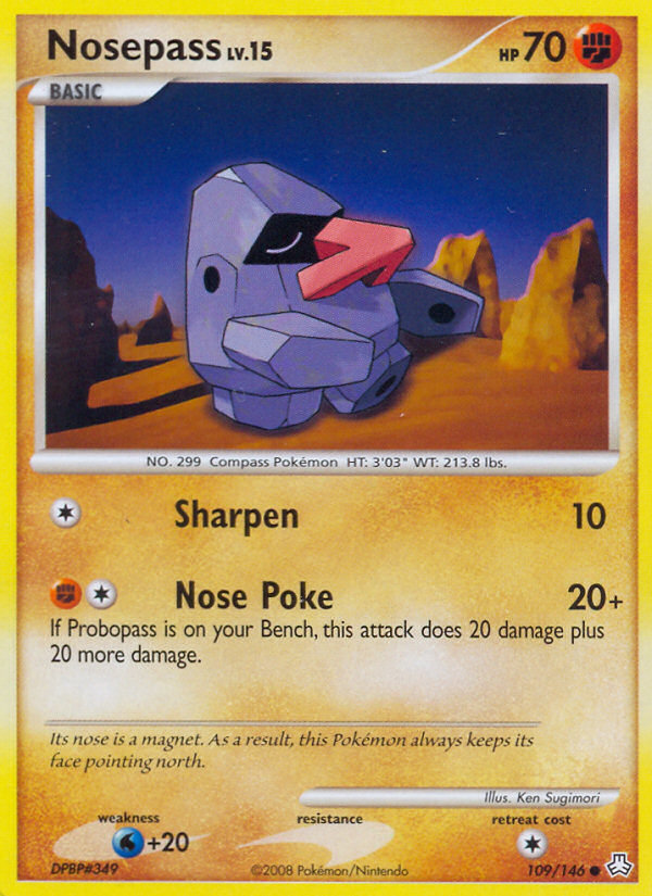 Nosepass (109/146) [Diamond & Pearl: Legends Awakened] | Jomio and Rueliete's Cards and Comics