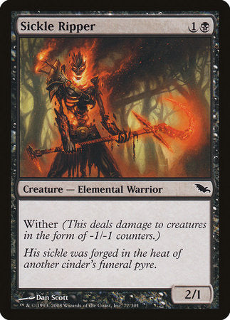 Sickle Ripper [Shadowmoor] | Jomio and Rueliete's Cards and Comics