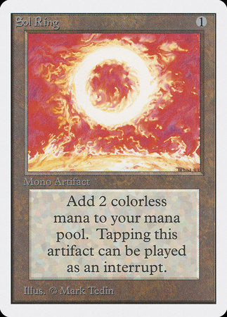 Sol Ring [Unlimited Edition] | Jomio and Rueliete's Cards and Comics