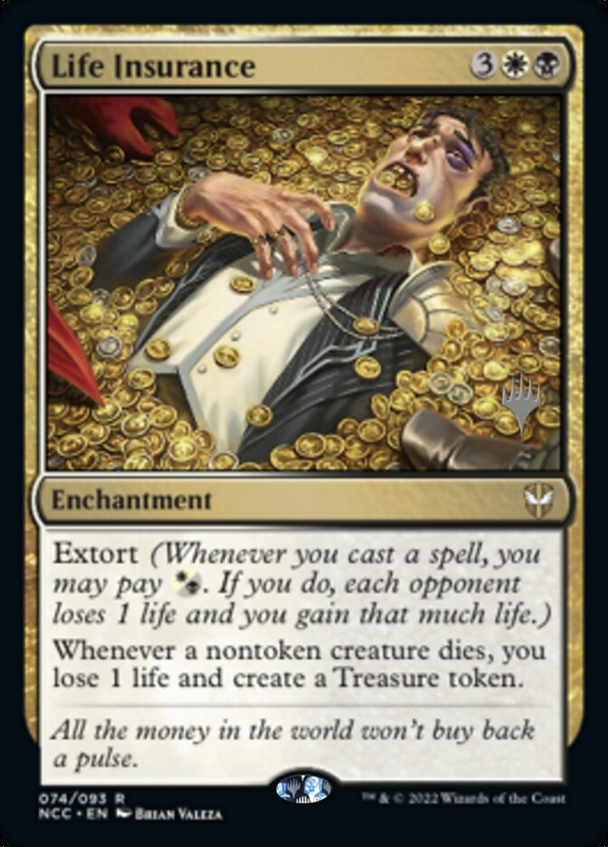 Life Insurance (Promo Pack) [Streets of New Capenna Commander Promos] | Jomio and Rueliete's Cards and Comics