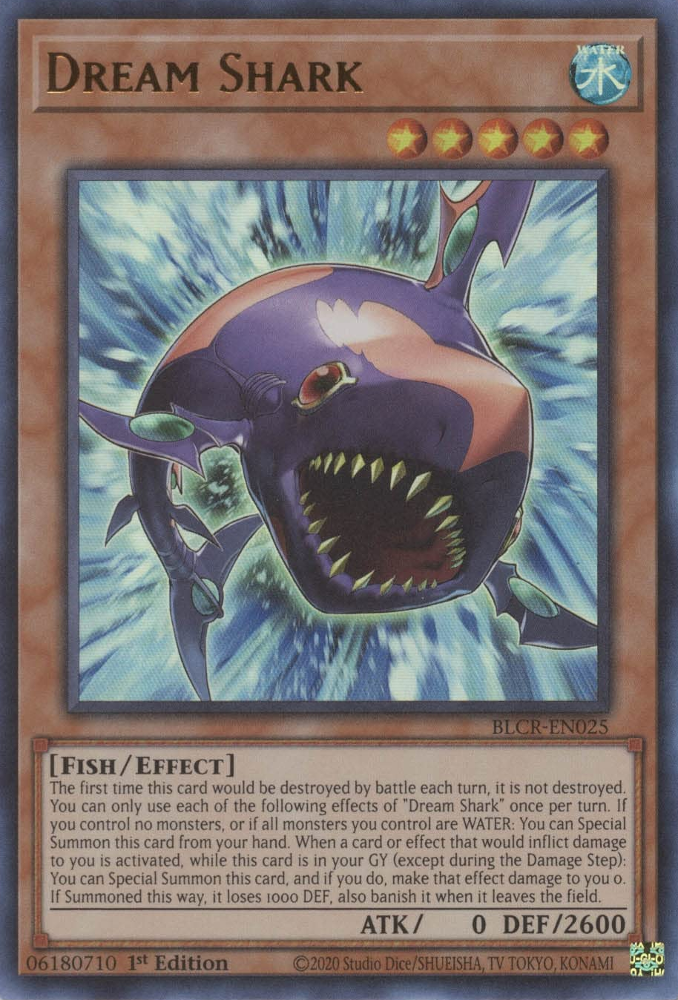 Dream Shark [BLCR-EN025] Ultra Rare | Jomio and Rueliete's Cards and Comics