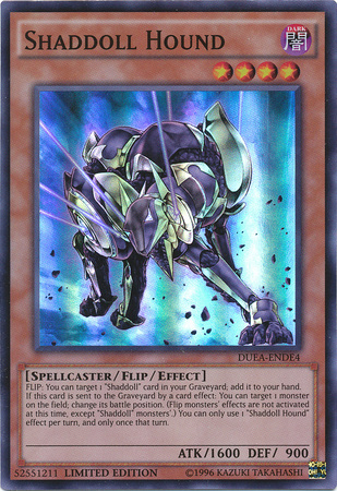 Shaddoll Hound [DUEA-ENDE4] Super Rare | Jomio and Rueliete's Cards and Comics
