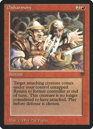 Disharmony [Legends] | Jomio and Rueliete's Cards and Comics