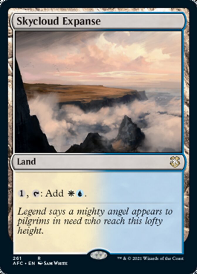 Skycloud Expanse [Dungeons & Dragons: Adventures in the Forgotten Realms Commander] | Jomio and Rueliete's Cards and Comics