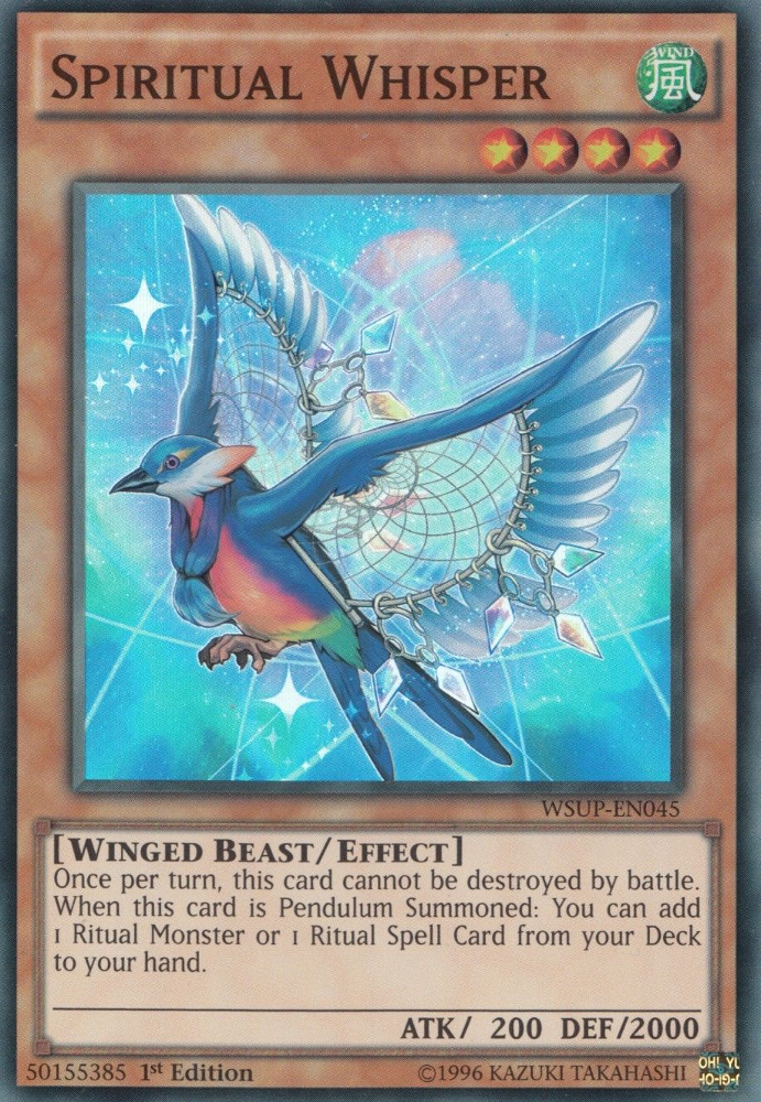 Spiritual Whisper [WSUP-EN045] Super Rare | Jomio and Rueliete's Cards and Comics
