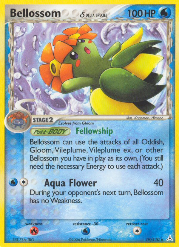 Bellossom (19/110) (Delta Species) [EX: Holon Phantoms] | Jomio and Rueliete's Cards and Comics