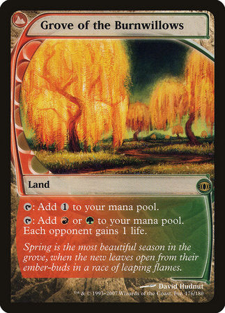 Grove of the Burnwillows [Future Sight] | Jomio and Rueliete's Cards and Comics