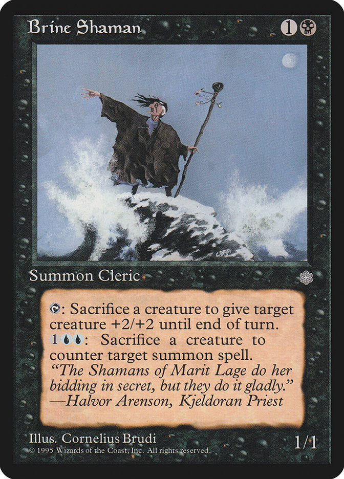 Brine Shaman [Ice Age] | Jomio and Rueliete's Cards and Comics
